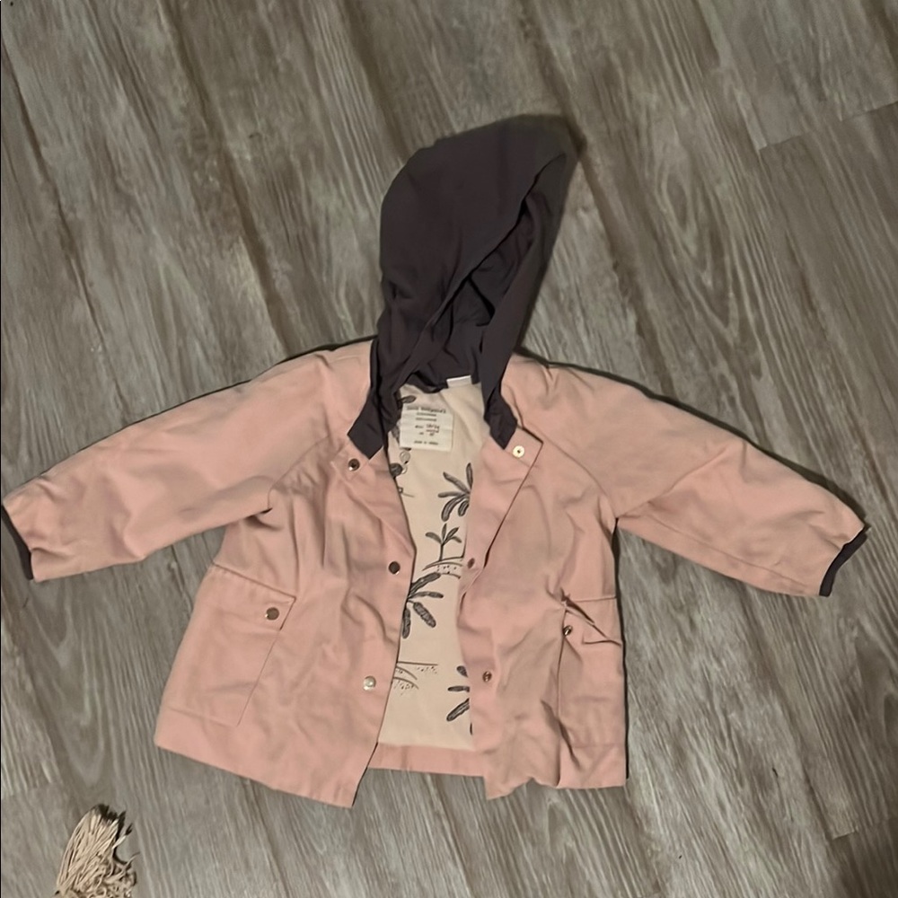Pink Kids Jacket with Hood